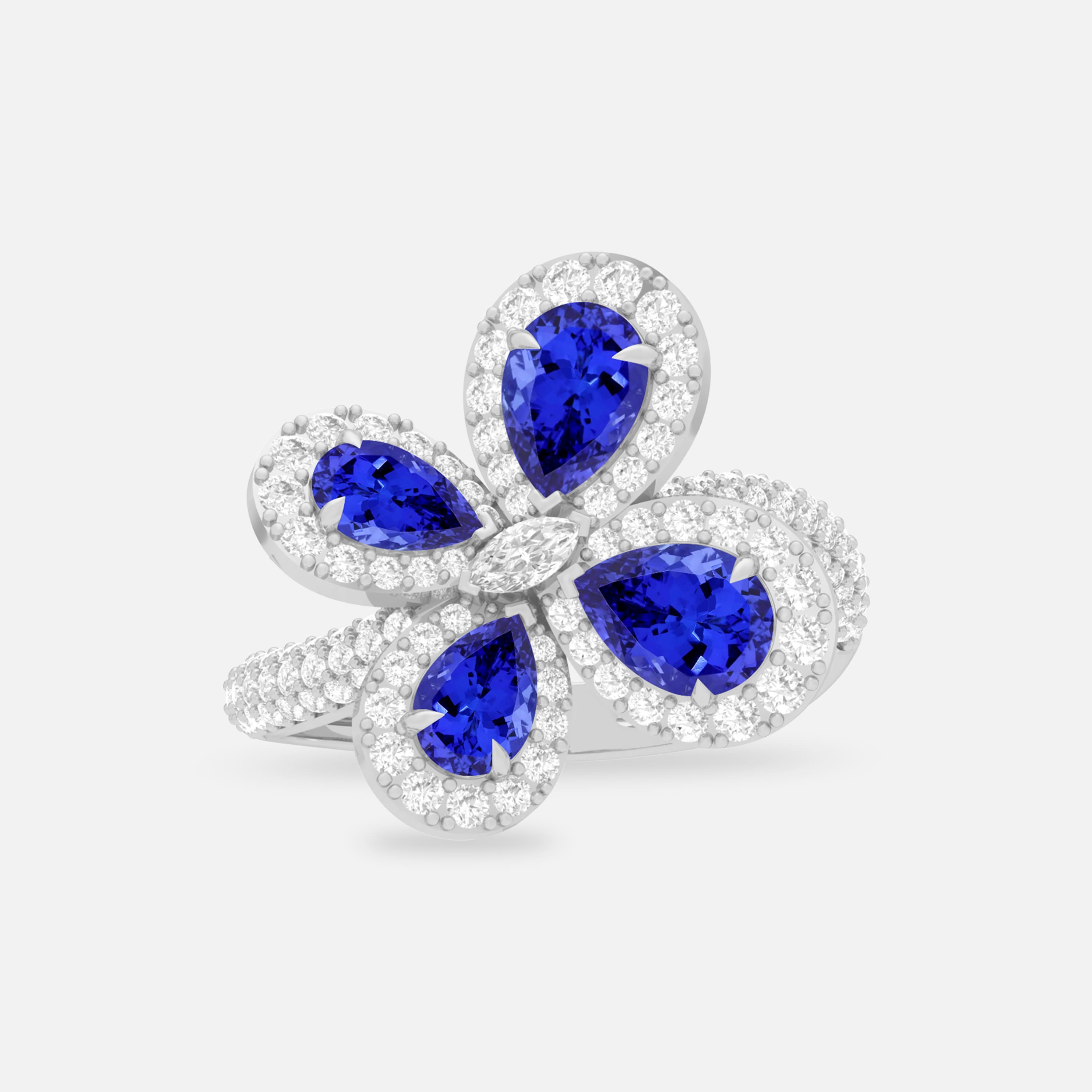 Tanzanite & Diamond Ring