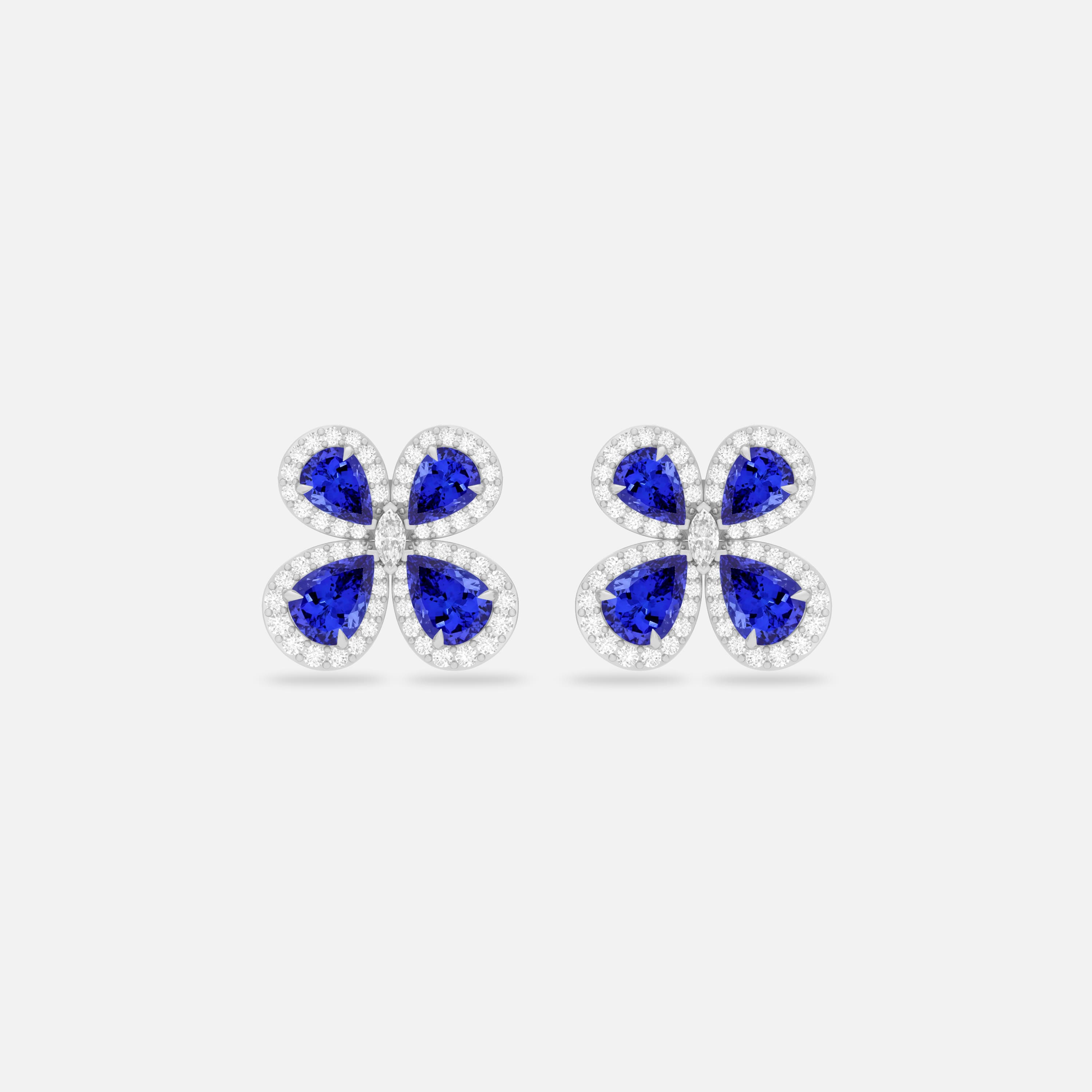Tanzanite & Diamond Earring