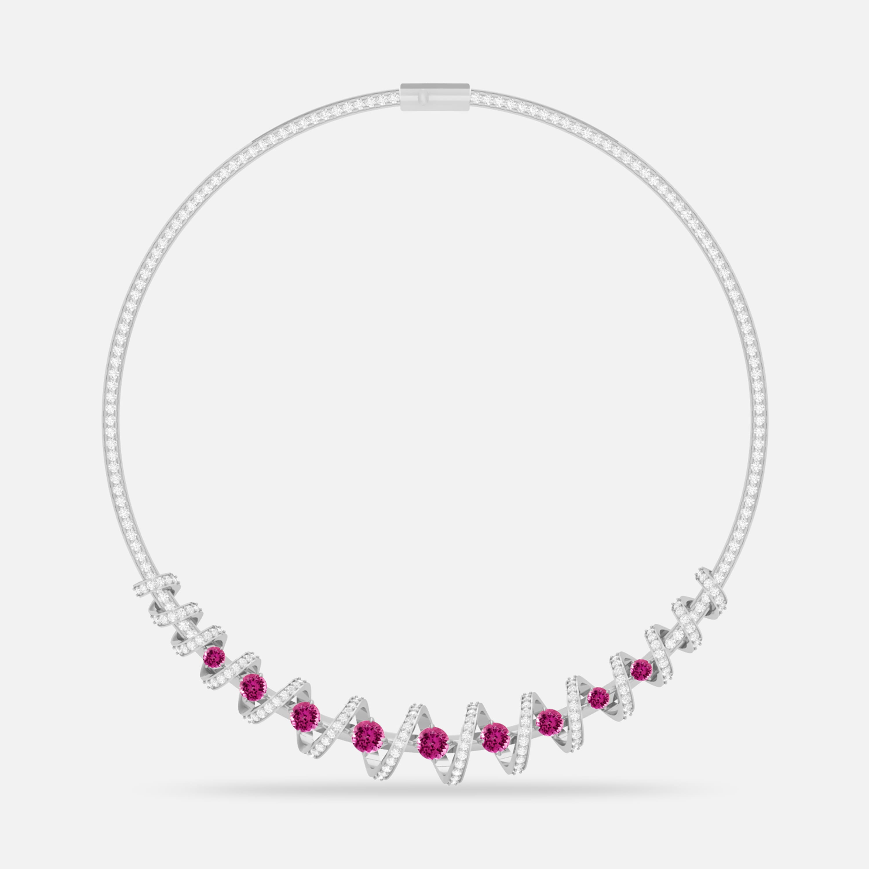 Pink Spinel Necklace