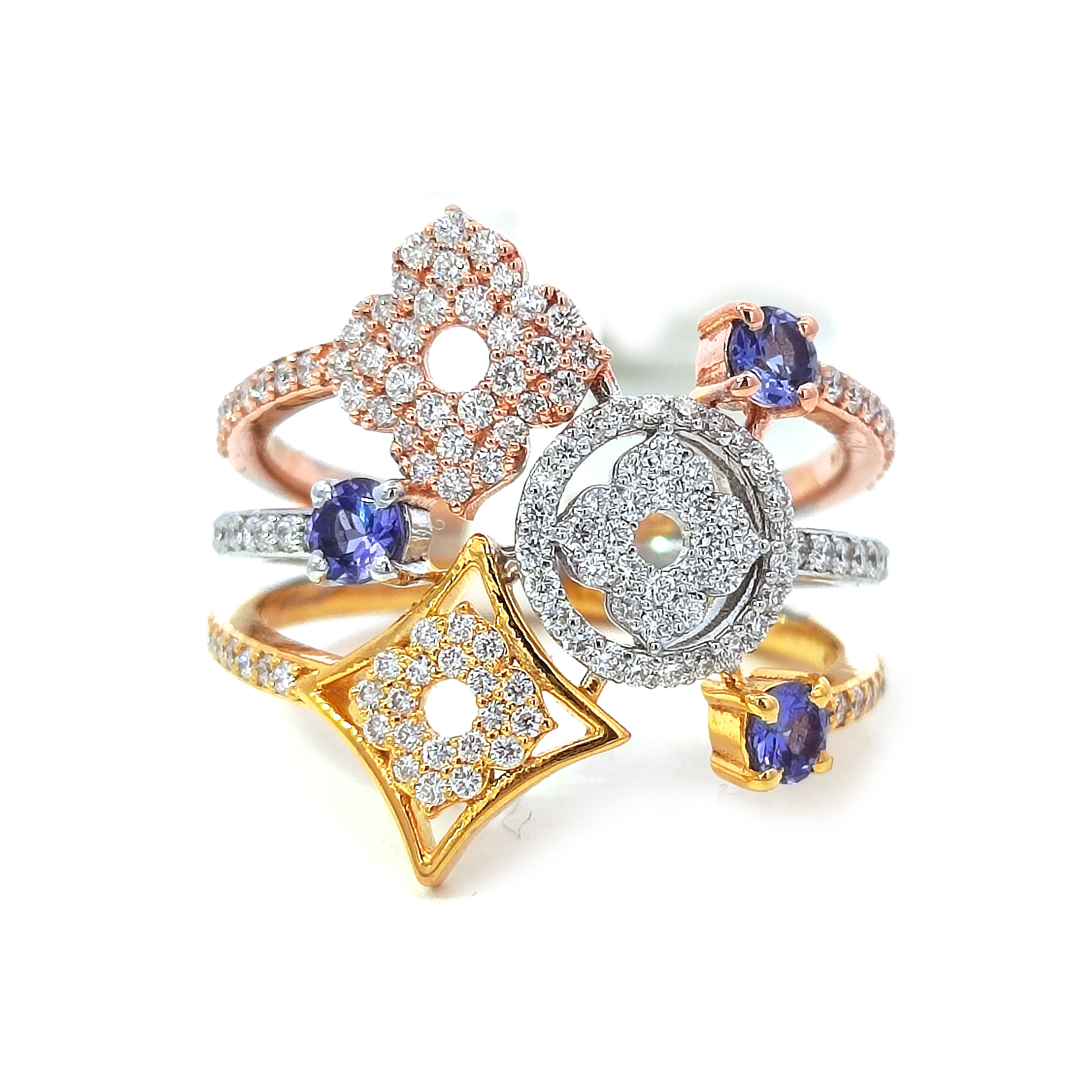 Tanzanite & Diamond Ring
