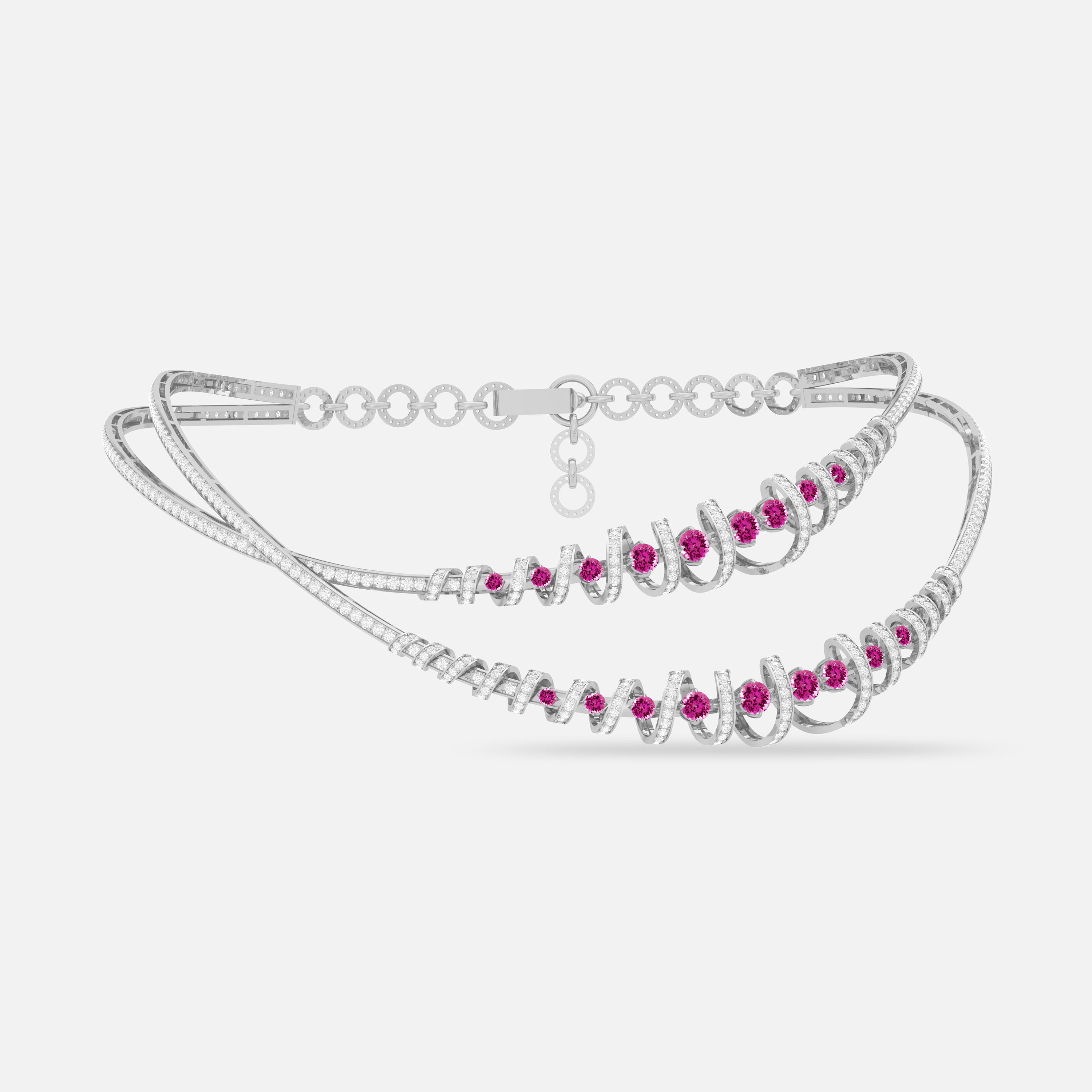 Pink Spinel Necklace