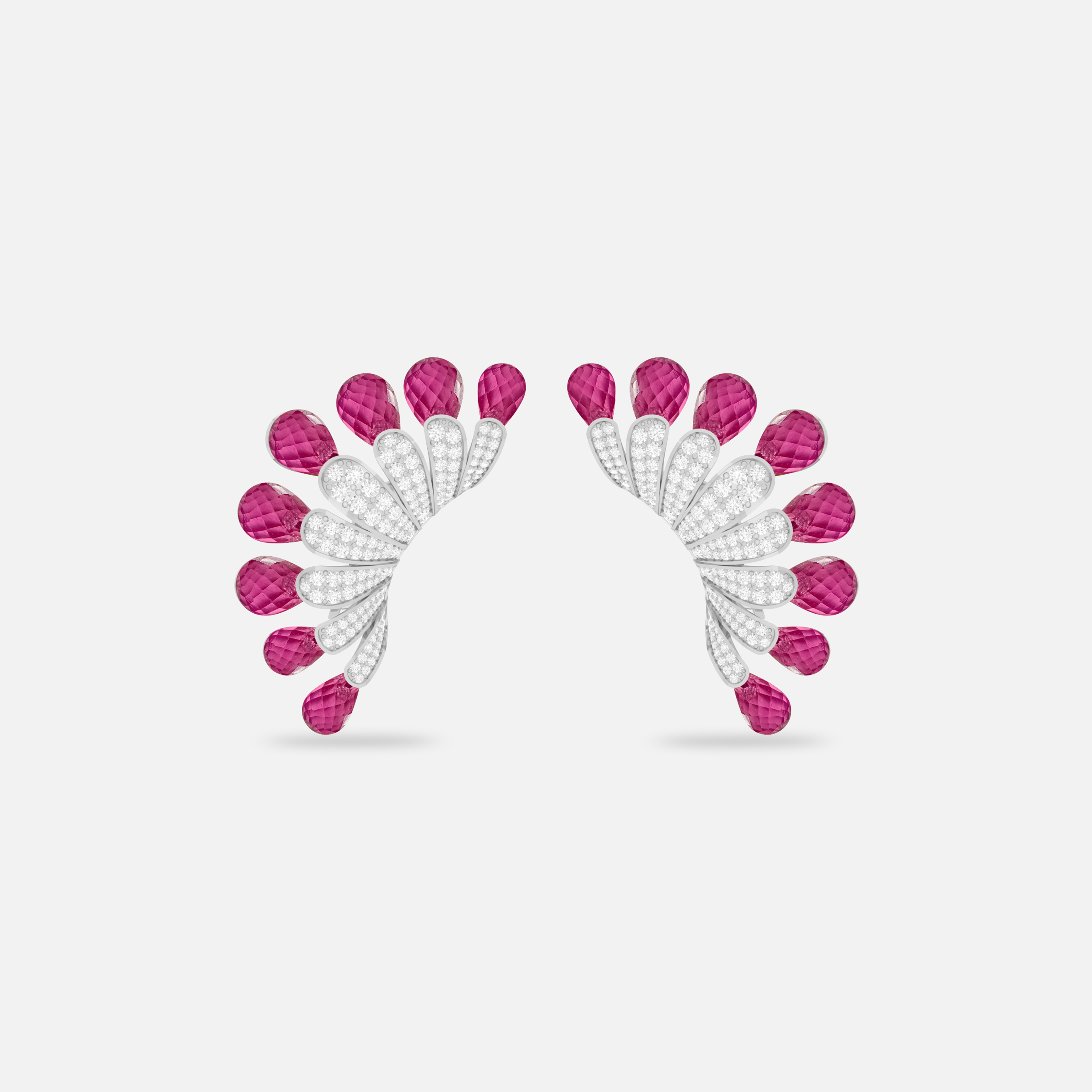 Pink Spinel Earring