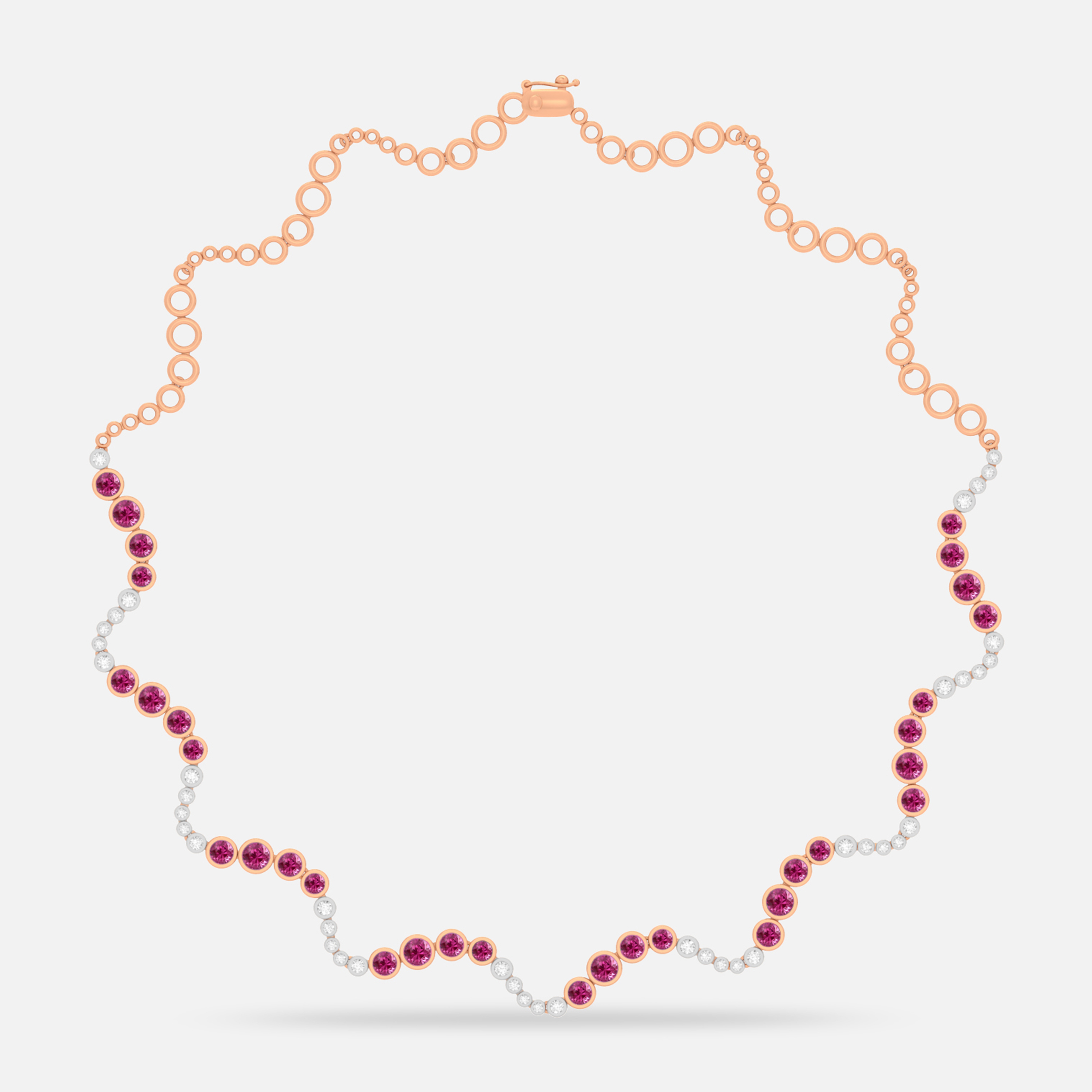 Pink Spinel Necklace
